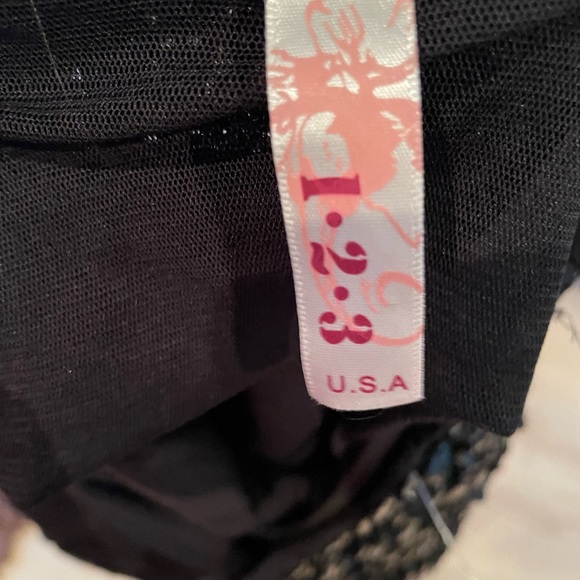 Black Strass Dress - Picture 3 of 3